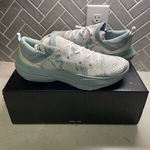 Sorel Women's Explorer Sold Out White and Light Blue Sneakers 9 New